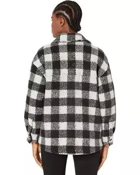 Куртка AllSaints Fenix Check Jacket, черный/белый