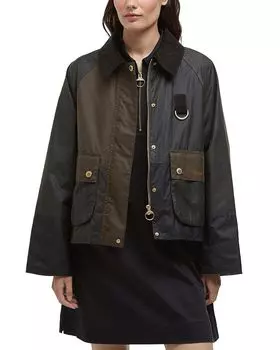 Куртка Alma Wax Barbour, зеленый