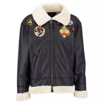 Куртка Alpha Industries B3 Fl Custom, черный