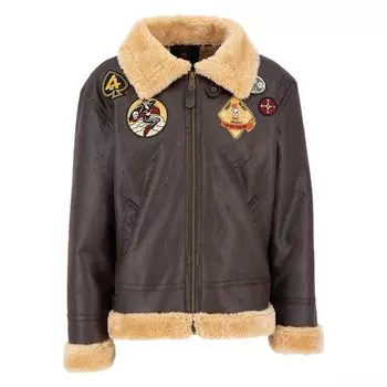 Куртка Alpha Industries B3 Fl Custom, серый