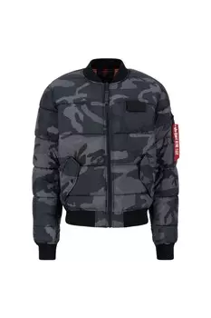 Куртка ALPHA INDUSTRIES Between-Season Camo, черный