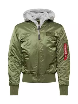 Куртка ALPHA INDUSTRIES Between-Season MA-1 D-Tec, зеленый