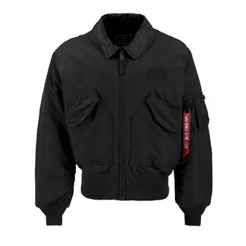 Куртка Alpha Industries CWU Patch SV Bomber, черный
