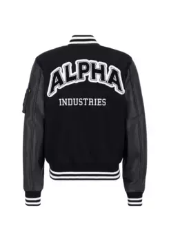 Куртка Alpha Industries для колледжа " Alpha Industries Мужчины - Куртки-бомберы PU College Jacket", черный