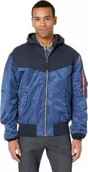 Куртка Alpha Industries L-2B Hooded Yoke Loose, синий