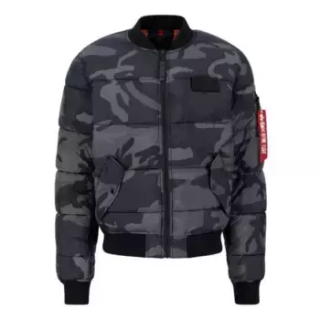 Куртка Alpha Industries Ma-1 Camo bomber, серый