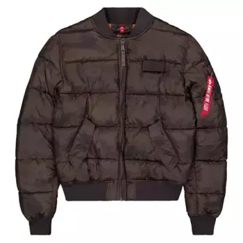 Куртка Alpha Industries Ma-1 Camo bomber, коричневый