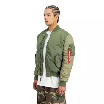 Куртка Alpha Industries MA-1 Camo, зеленый