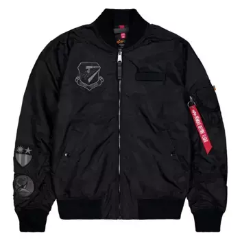 Куртка Alpha Industries MA-1 TT Flying Tigers, черный