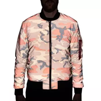 Куртка Alpha Industries MA-1 VF 59 Reflective Camo, оранжевый