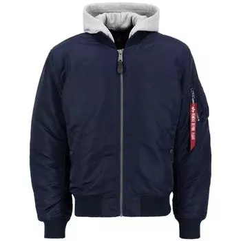 Куртка Alpha Industries MA-1 ZH Back Emb, синий