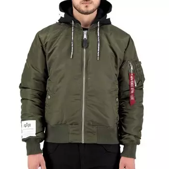 Куртка Alpha Industries MA-1P, зеленый