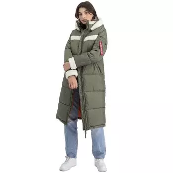 Куртка Alpha Industries Puffer, зеленый