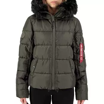 Куртка Alpha Industries Puffer, зеленый