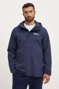 Куртка Altenberg 3IN1 для активного отдыха Jack Wolfskin, темно-синий