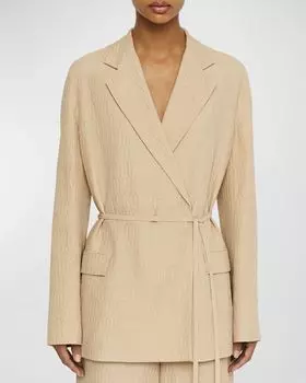 Куртка «Амелот» с поясом Joseph, цвет Sesame