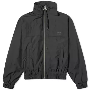 Куртка Ami Paris Zipped Wind Breaker, черный