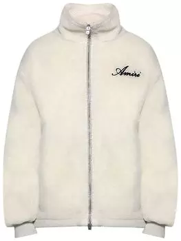 Куртка Amiri Bones Fleece Jacket 'Alabaster', белый