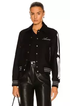 Куртка Amiri Bones Varsity, черный