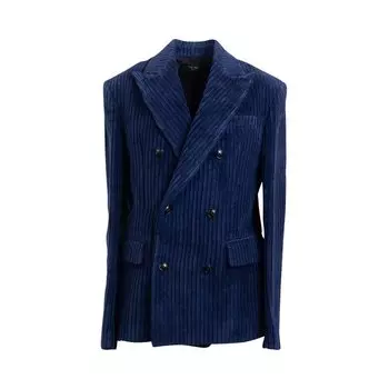 Куртка Amiri Corduroy Double Breasted 'Blue', синий