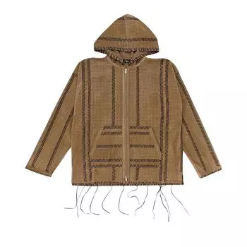 Куртка Amiri Perforated Leather Jacket 'Mink/Charcoal', коричневый