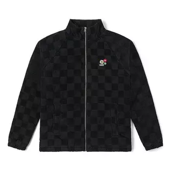 Куртка anaheim floral cord checker jacket 'black' Vans, черный
