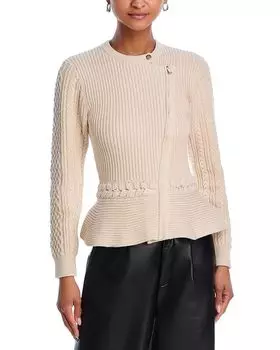 Куртка Andi Peplum SIMKHAI, коричневый/бежевый