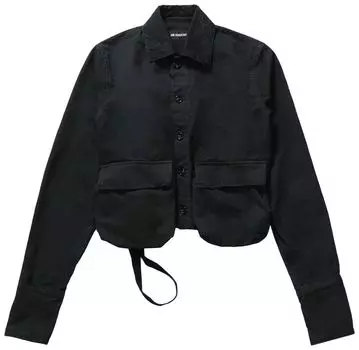 Куртка Ann Demeulemeester Cargo Shirt Jacket 'Black', черный