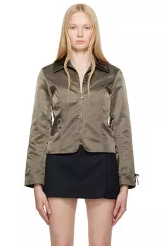 Куртка Annecy Sandy Liang, зеленый