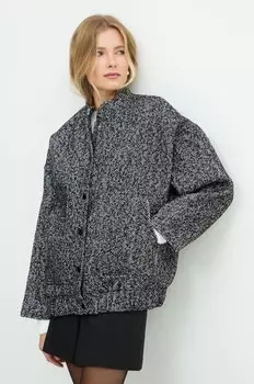 Куртка Answear Lab из смесовой шерсти, черный