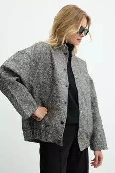 Куртка Answear Lab из смесовой шерсти, серый