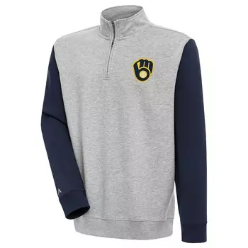 Куртка Antigua Milwaukee Brewers, серый
