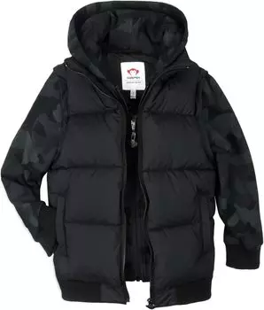 Куртка Appaman Turnstile Jacket, цвет Black Camo