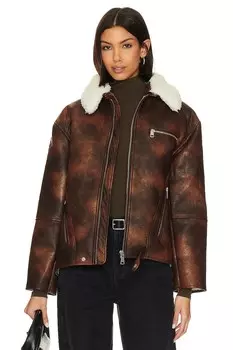 Куртка Apparis Audie Moto, цвет Chocolate & Ivory