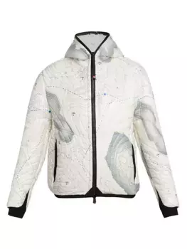Куртка Apres Ski Niverolle Moncler Grenoble, цвет white print