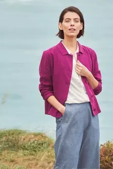 Куртка араме Seasalt Cornwall, фиолетовый