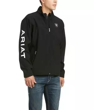 Куртка Ariat New Team Softshell на молнии во всю длину, черный