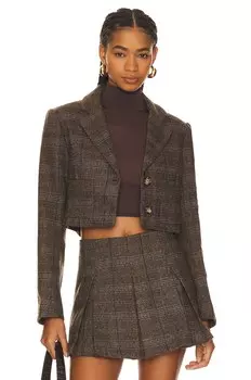 Куртка ASTR the Label Siarah, цвет Brown & Blue Multi