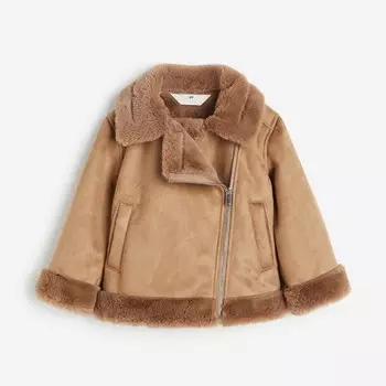 Куртка авиатор H&M Kids, темно-бежевый