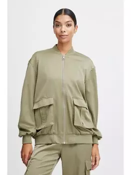 Куртка b.young Kurzjacke BYESTO BOMBER JACKET - 20814260 coole bergroe Bomberjacke, зеленый