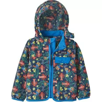 Куртка baby baggies – для младенцев Patagonia, цвет drew and lobby/lagom blue