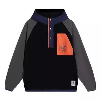Куртка badfive logo color block куртка с капюшоном Li-Ning, черный