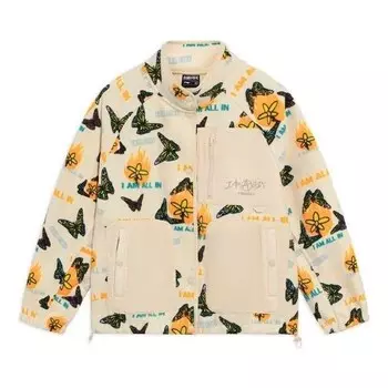 Куртка badfive однотонные с принтом воротник-стойка повседневная куртка Li-Ning, белый