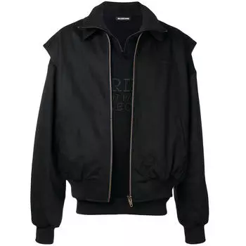 Куртка Balenciaga Bomber Cotton, черный