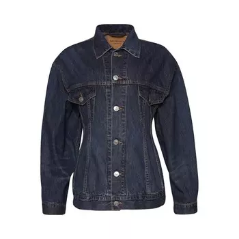 Куртка Balenciaga Hourglass Jacket, цвет Dark Indigo/Madder