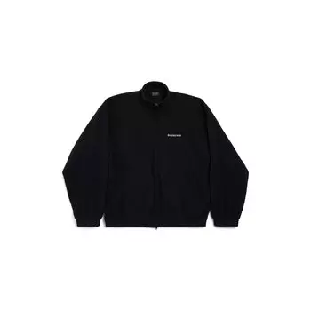 Куртка Balenciaga на молнии сзади, черный/белый