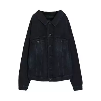 Куртка Balenciaga Off Shoulder Jacket New Blue/Black, синий