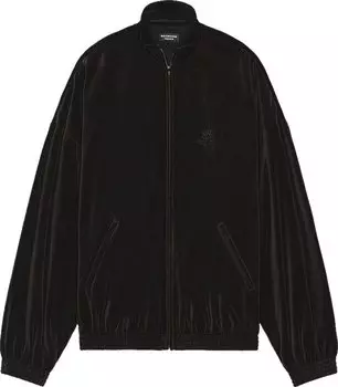 Куртка Balenciaga Tracksuit Jacket 'Black', черный