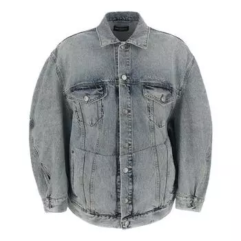 Куртка Balenciaga Twisted Sleeve Denim Jacket 'Blue Skies', синий