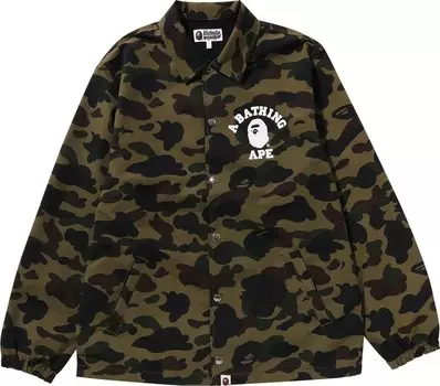 Куртка BAPE 1st Camo Nylon Tussah Coach 'Green', зеленый